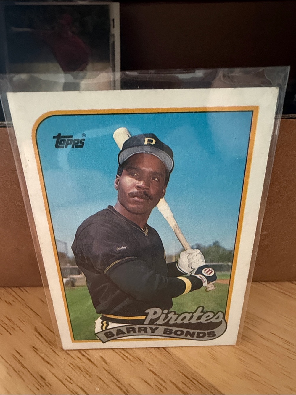 1989 Topps Barry bonds Baseball Card - Black, Yellow & Blue
